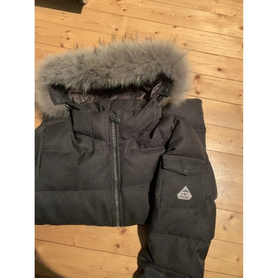 Pre-owned Pyrenex Grey Fur Coat