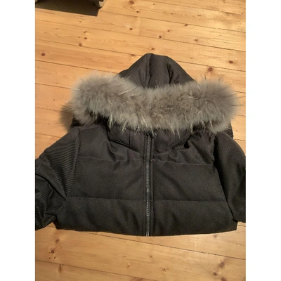 Pre-owned Pyrenex Grey Fur Coat