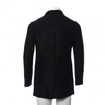 Pre-owned John Varvatos Linen Jacket In Black