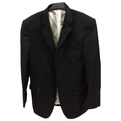 Pre-owned Dolce & Gabbana Wool Vest In Black