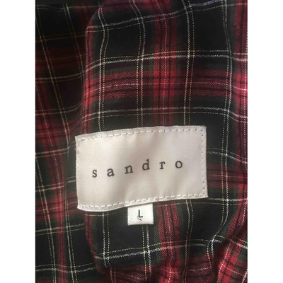 Pre-owned Sandro Jacket In Blue