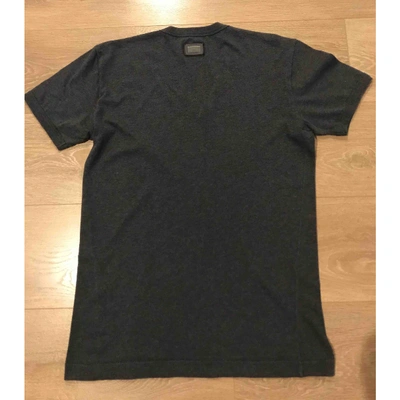 Pre-owned Dolce & Gabbana Anthracite Cotton T-shirt