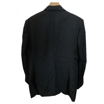 Pre-owned Mugler Wool Jacket In Blue