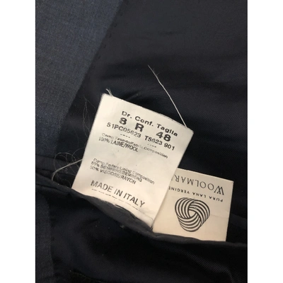 Pre-owned Mugler Wool Jacket In Blue