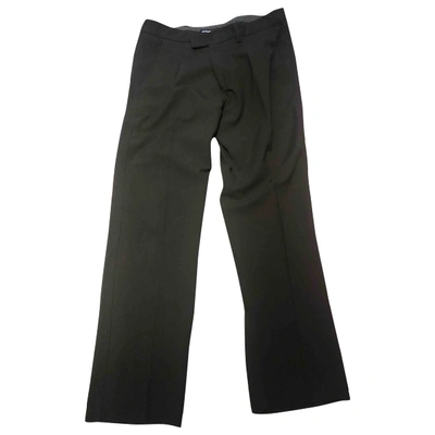 Pre-owned Emmanuelle Khanh Trousers In Black