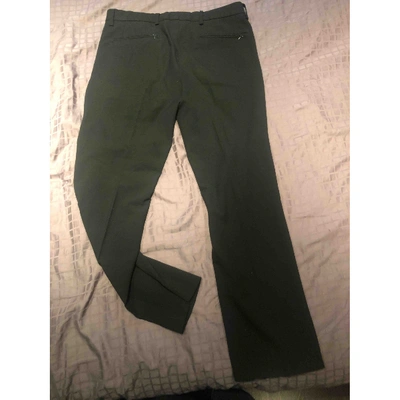 Pre-owned Emmanuelle Khanh Trousers In Black