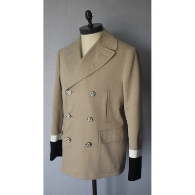 Pre-owned Gucci Beige Cotton Jacket