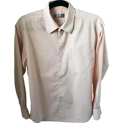 Pre-owned Azzaro Pink Cotton Shirts