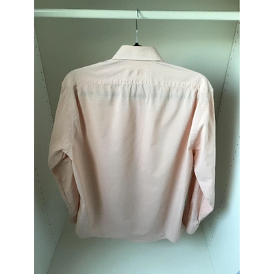 Pre-owned Azzaro Pink Cotton Shirts