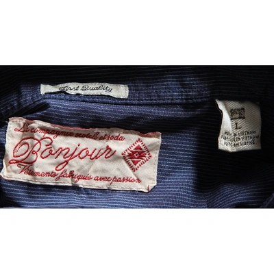 Pre-owned Scotch & Soda Blue Cotton Shirts