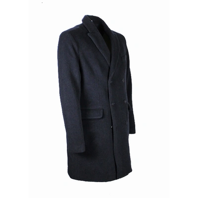 Pre-owned Folk Wool Coat In Navy