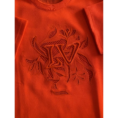Pre-owned Louis Vuitton Shirt In Orange