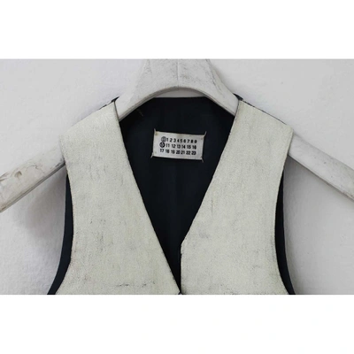 Pre-owned Maison Margiela White Wool Jacket
