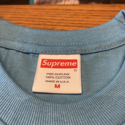 Pre-owned Supreme Turquoise Cotton T-shirt