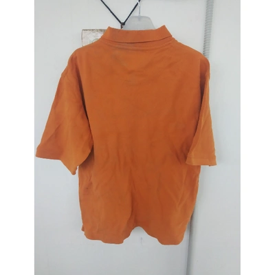 Pre-owned Timberland Polo Shirt In Orange
