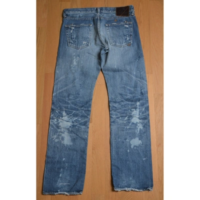 Pre-owned Prps Straight Jeans In Blue