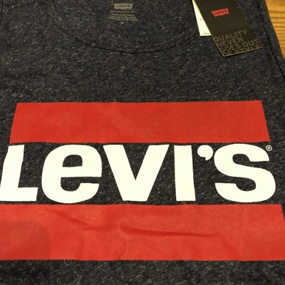 Pre-owned Levi's Blue Cotton T-shirts