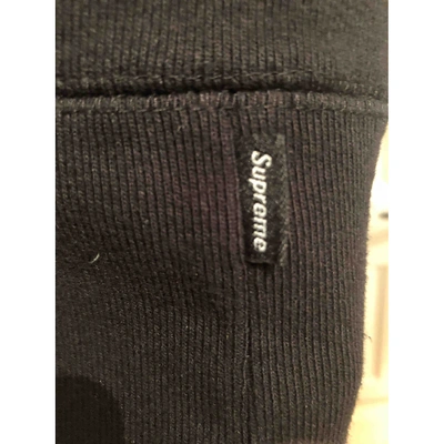 Pre-owned Supreme Sweatshirt In Black