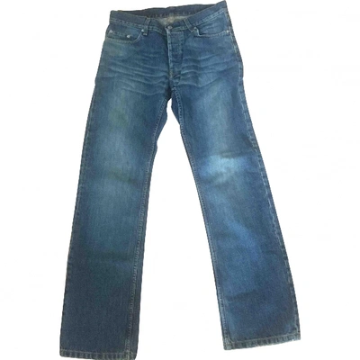 Pre-owned Helmut Lang Blue Cotton Jeans