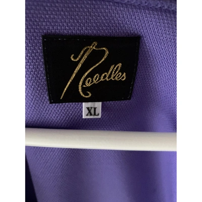 Pre-owned Needles Jacket In Purple