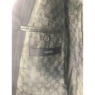 Pre-owned Gucci Wool Jacket In Black