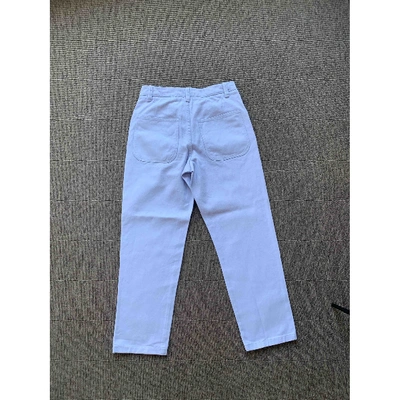 Pre-owned Acne Studios Straight Jeans In Purple