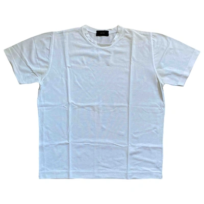Pre-owned Zanone White Cotton T-shirt