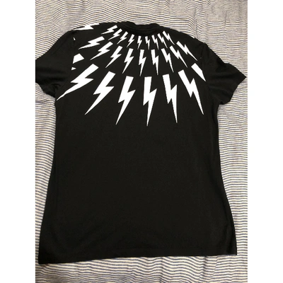 Pre-owned Neil Barrett Black Cotton T-shirt