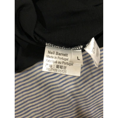 Pre-owned Neil Barrett Black Cotton T-shirt