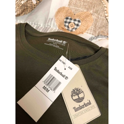 Pre-owned Timberland Green Cotton T-shirts