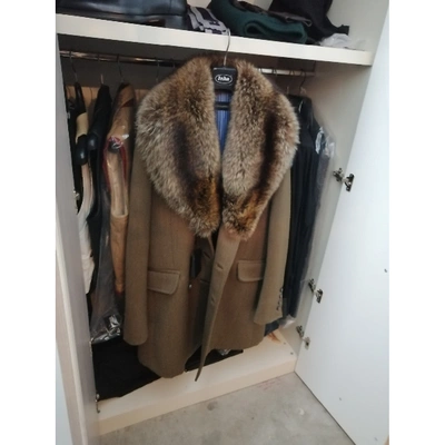 Pre-owned Dsquared2 Brown Wool Coat