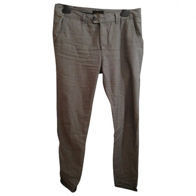 Pre-owned Scotch & Soda Trousers In Grey