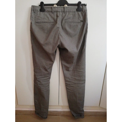 Pre-owned Scotch & Soda Trousers In Grey