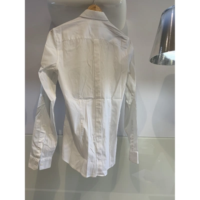 Pre-owned Gucci White Cotton Shirts