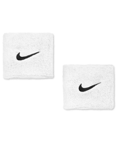 Nike Swoosh Wristbands (2-pack) In White