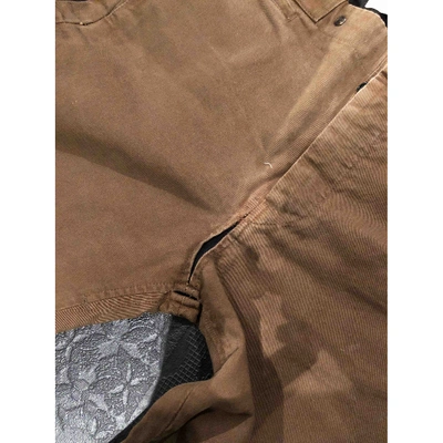 Pre-owned Golden Goose Trousers In Brown