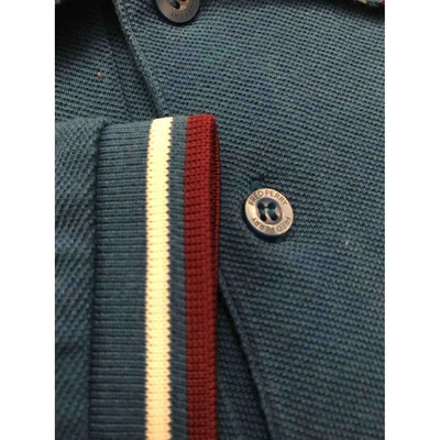 Pre-owned Fred Perry Polo Shirt In Blue