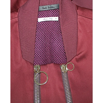 Pre-owned Paul Smith Jacket In Burgundy