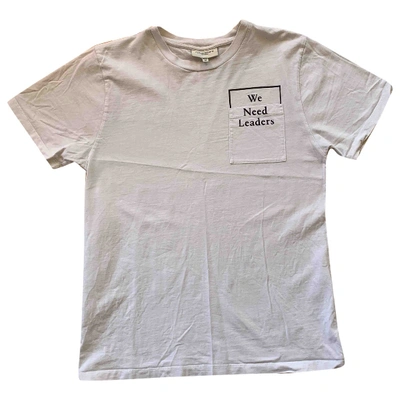 Pre-owned Public School White Cotton T-shirt
