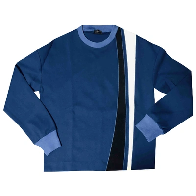 Pre-owned Jil Sander Blue Synthetic Knitwear & Sweatshirt