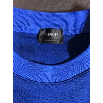 Pre-owned Jil Sander Blue Synthetic Knitwear & Sweatshirt