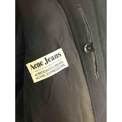 Pre-owned Acne Studios Wool Jacket In Navy