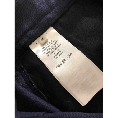 Pre-owned Gucci Blue Cotton Shorts