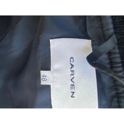 Pre-owned Carven Navy Wool Jacket