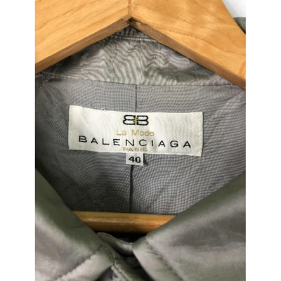 Pre-owned Balenciaga Jacket In Turquoise
