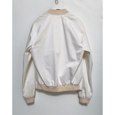 Pre-owned Balenciaga White Cotton Jacket