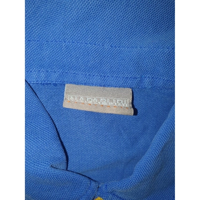 Pre-owned Napapijri Polo Shirt In Blue