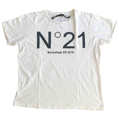 Pre-owned N°21 White Cotton T-shirt