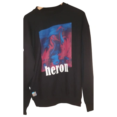 Pre-owned Heron Preston Sweatshirt In Black