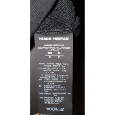 Pre-owned Heron Preston Sweatshirt In Black